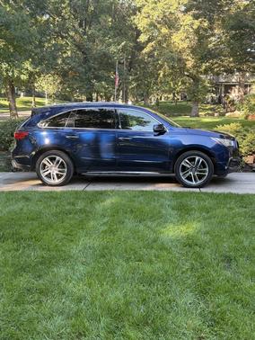 Blue 2018 Acura MDX 3.5L w/Advance & Entertainment Pkgs