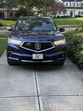 Blue 2018 Acura MDX 3.5L w/Advance & Entertainment Pkgs