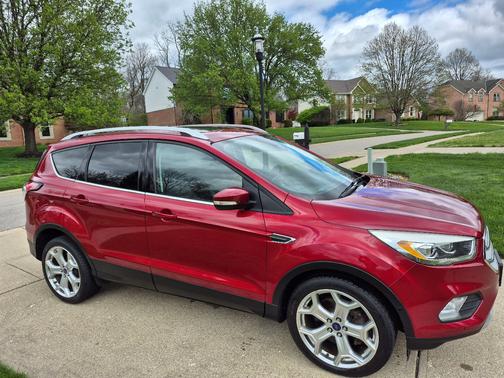 Red 2017 Ford Escape Titanium