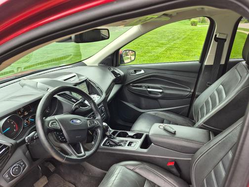 Red 2017 Ford Escape Titanium