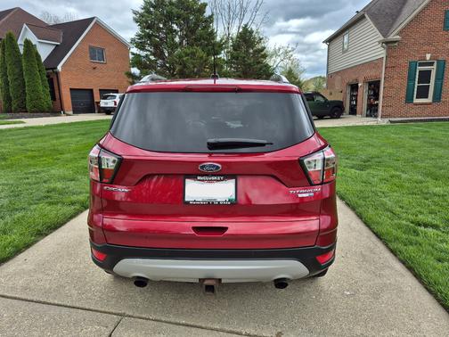Red 2017 Ford Escape Titanium