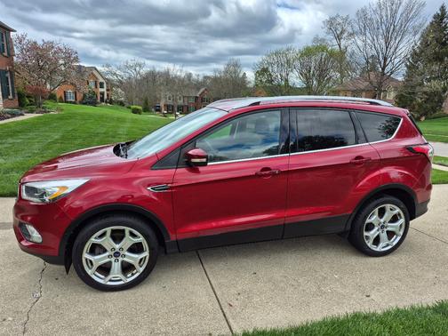 Red 2017 Ford Escape Titanium
