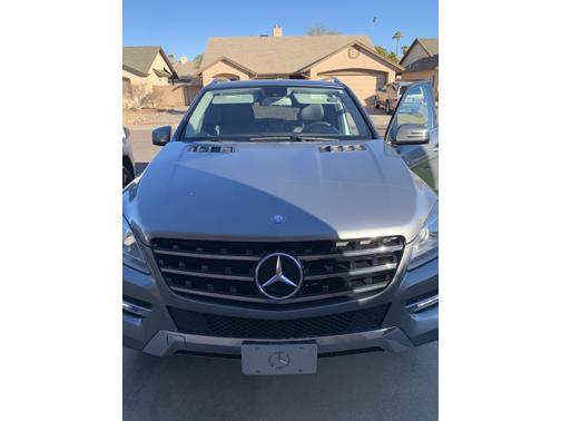 Gray 2013 Mercedes-Benz M-Class ML 350 4MATIC