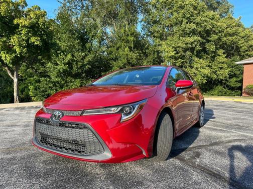 Red 2021 Toyota Corolla LE