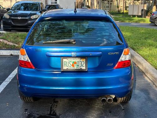 Blue 2005 Honda Civic Si
