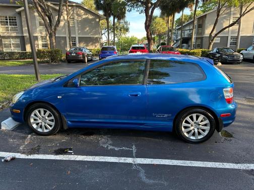 Blue 2005 Honda Civic Si