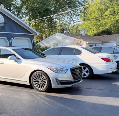 Beige 2017 Genesis G90 3.3T Premium