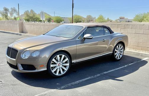 Brown 2014 Bentley Continental GT V8