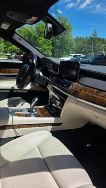 Blue 2013 BMW 740 Li