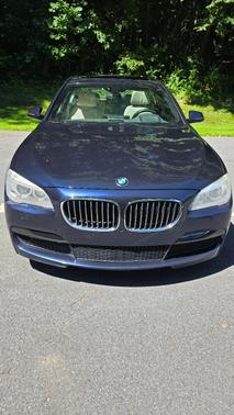 Blue 2013 BMW 740 Li