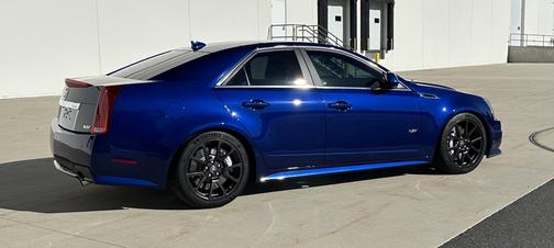 Blue 2013 Cadillac CTS-V Base