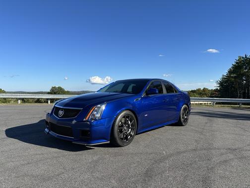 Blue 2013 Cadillac CTS-V Base
