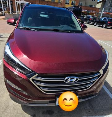 Red 2018 Hyundai TUCSON Limited
