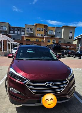 Red 2018 Hyundai TUCSON Limited
