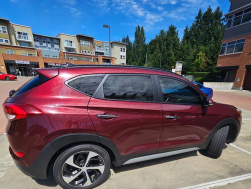 Red 2018 Hyundai TUCSON Limited