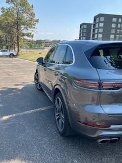 Gray 2019 Porsche Cayenne Cayenne Turbo