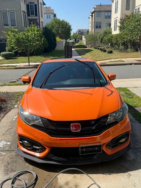 Orange 2014 Honda Civic Si