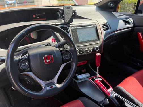 Orange 2014 Honda Civic Si