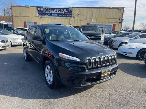 Black 2014 Jeep Cherokee Sport