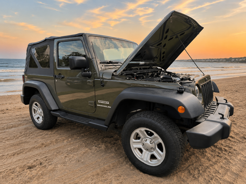 Green 2015 Jeep Wrangler Sport