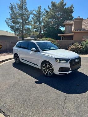 White 2022 Audi Q7 55 Prestige