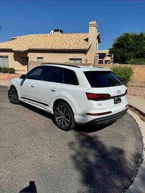 White 2022 Audi Q7 55 Prestige
