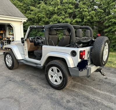 Gray 2012 Jeep Wrangler Sahara