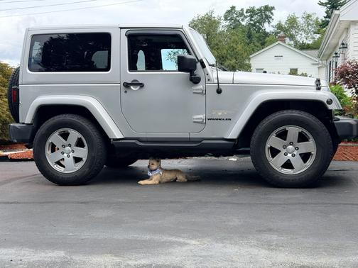 Gray 2012 Jeep Wrangler Sahara