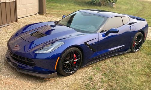 Blue 2016 Chevrolet Corvette Stingray w/2LT