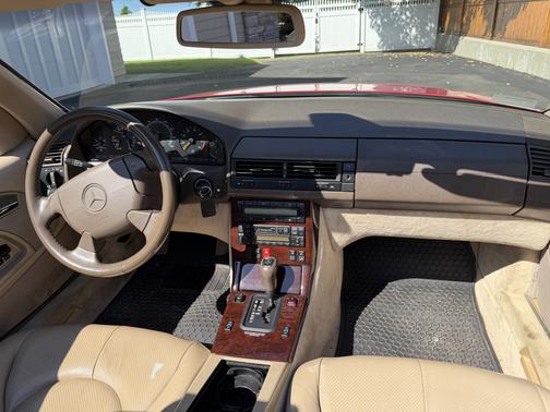 Red 1997 Mercedes-Benz SL-Class SL500 Roadster