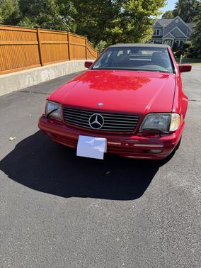 Red 1997 Mercedes-Benz SL-Class SL500 Roadster
