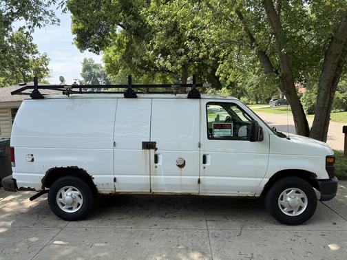 White 2011 Ford E250 Work Van