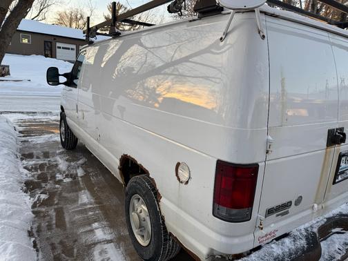 White 2011 Ford E250 Work Van