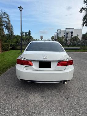White 2015 Honda Accord EX-L
