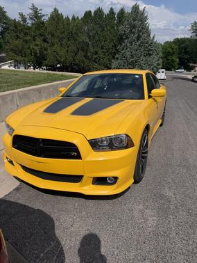 Yellow 2012 Dodge Charger SRT8 Superbee