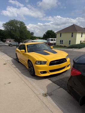 Yellow 2012 Dodge Charger SRT8 Superbee
