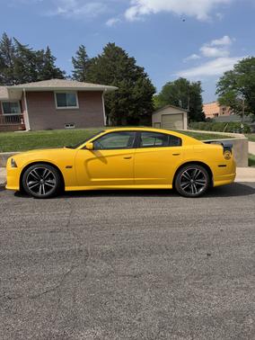 Yellow 2012 Dodge Charger SRT8 Superbee