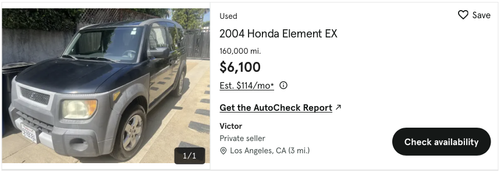 2004 Honda Element EX