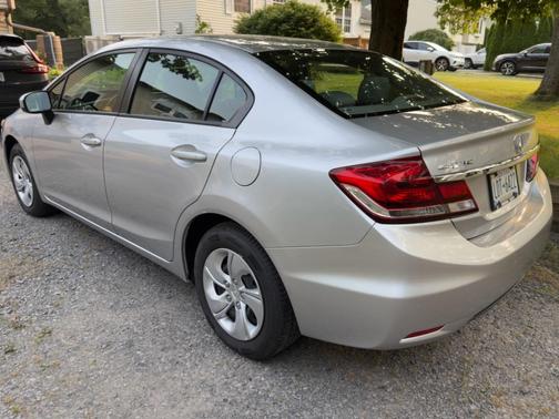 Silver 2015 Honda Civic LX