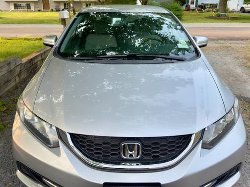 Silver 2015 Honda Civic LX