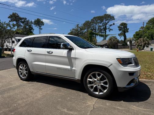 White 2015 Jeep Grand Cherokee Summit