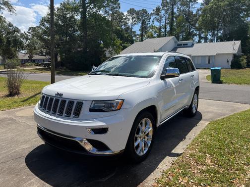White 2015 Jeep Grand Cherokee Summit