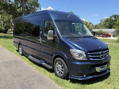 Blue 2014 Mercedes-Benz Sprinter High Roof