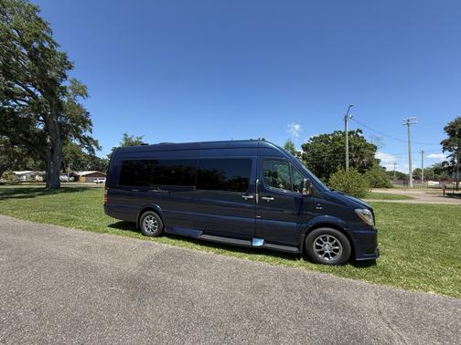 Blue 2014 Mercedes-Benz Sprinter High Roof