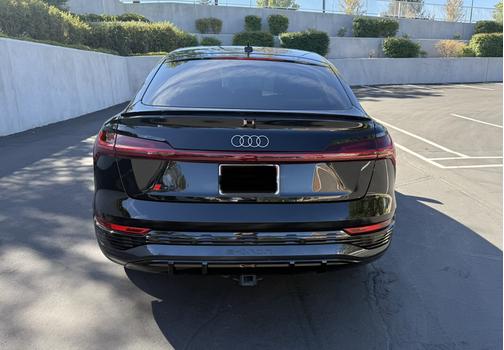 Black 2024 Audi Q8 e-tron Sportback S line Premium Plus