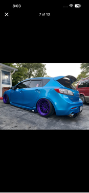 Blue 2011 Mazda MazdaSpeed3 Sport
