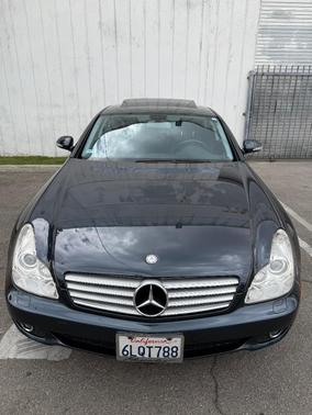 Blue 2007 Mercedes-Benz CLS-Class CLS 550