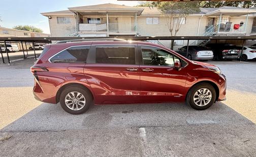 Red 2021 Toyota Sienna XLE