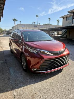 Red 2021 Toyota Sienna XLE
