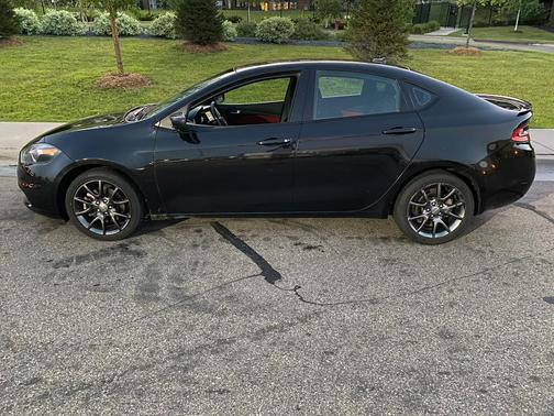 Black 2013 Dodge Dart SXT